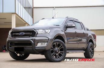 FORD-RANGER-VAPOR-BLACK-MACHINED-WITH-DARK-TINT